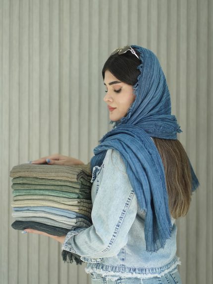 شال کنفی وارداتی ترند پاییزه فرانلند شال و روسری رشت