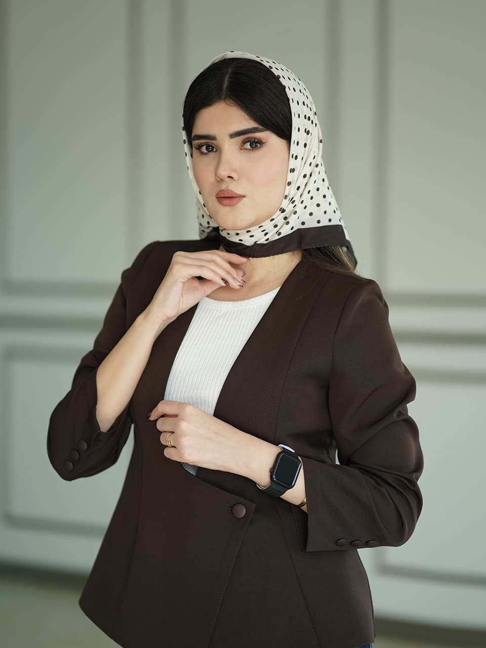 مینی اسکارف نخی توپ توپی فرانلند رشت