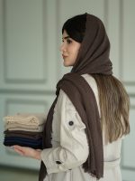 شال کنفی پاییزه ساده (2276) - تصویر 2