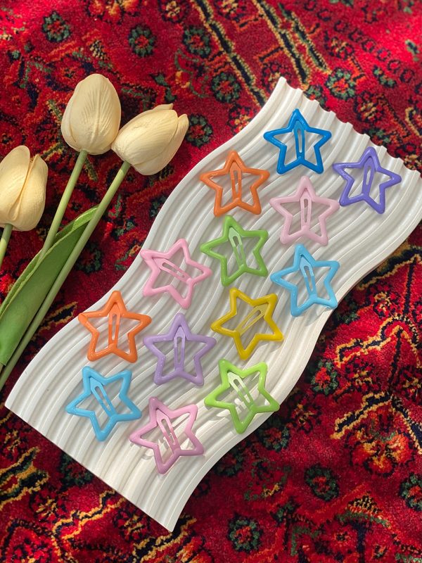 گیره تق تقی ستاره جفتی اکسسوری فرانلند رشت