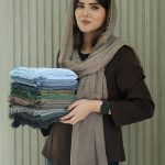 شال وارداتی دور سکه ای پاییزه ترند شال و روسری فرانلند