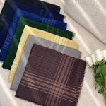 روسری لنین لمه دار نخی قواره 120 رشت فرانلند