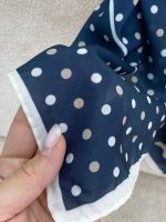 روسری حریر قواره 120 طرحدار مافیای شال و روسری فرانلند