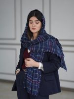 شال موهر چهار خونه ریز (2280) - تصویر 2