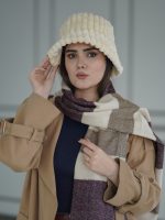 کلاه باکت زمستونی پله ای خز رشت فرانلند