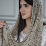 شال حریر وارداتی پلنگی دوردانتل رشت فرانلند