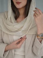 شال وارداتی موجی حریر مافیای شال و روسری فرانلند
