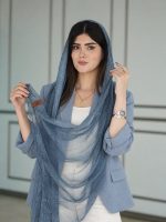 شال وارداتی موجی حریر مافیای شال و روسری فرانلند