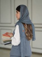 شال وارداتی موجی حریر مافیای شال و روسری فرانلند