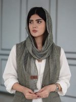 شال وارداتی موجی حریر مافیای شال و روسری فرانلند