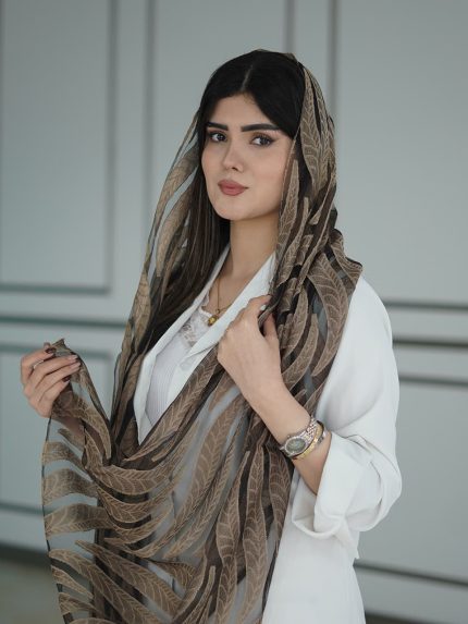 شال حریر وارداتی طرحدارمجلسی رشت فرانلند