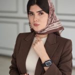 مینی اسکارف ساتن برند رشت فرانلند