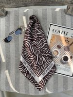 میکس مینی اسکارف نخی قهوه ای رشت فرانلند