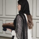 شال مخمل گیپور پاپیون مجلسی توری رشت فرانلند