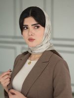 میکس مینی اسکارف سبزخاکی نخی رشت فرانلند