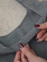 تاپ بافت یقه خشتی لباس رشت فرانلند