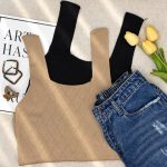 تاپ بافت یقه خشتی لباس رشت فرانلند
