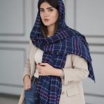 شال موهر چهار خونه ریز (2280)