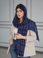 شال موهر چهار خونه ریز (2280)
