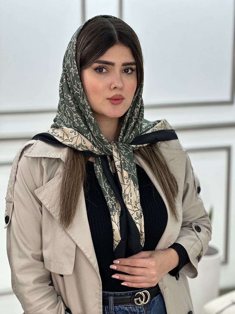 روسری گل قواره 100 ماردانه روز مادر فرانلند رشت