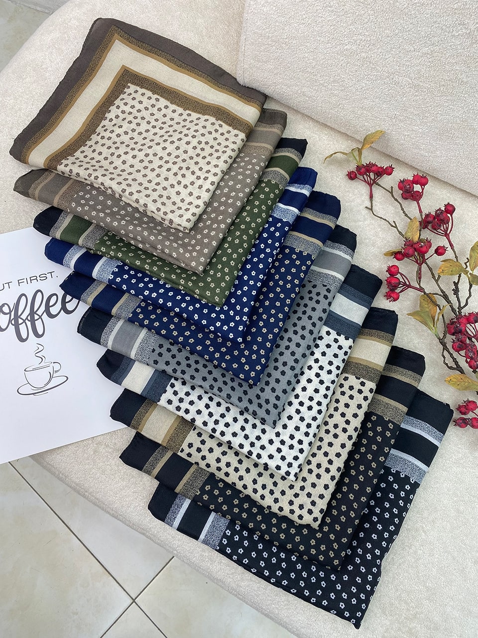 روسری قواره 120 گل ریز مادرانه روز مادر فرانلند رشت