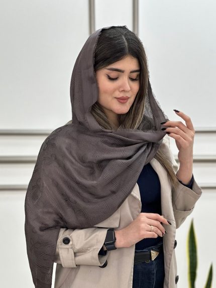 شال ژاکارد حصیری طرحدار میکس فرانلند رشت