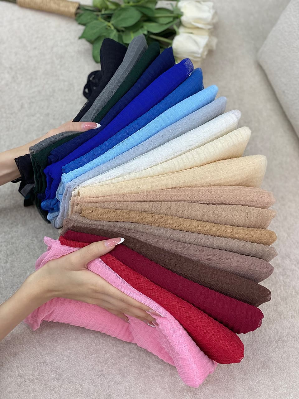 شال پلیسه دور گان تور عیدانه فر انلند رشت