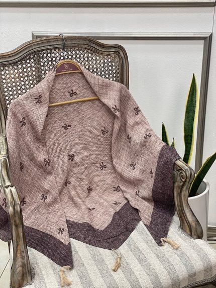 روسری پلیسه سوپر نخ پاپیون فرانلند عمده خدادوست رشت