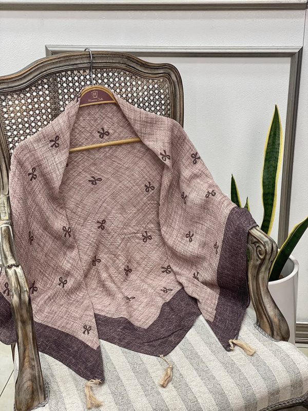 روسری پلیسه سوپر نخ پاپیون فرانلند عمده خدادوست رشت