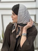 مینی اسکارف نخی کرم نسکافه رشت فرانلند
