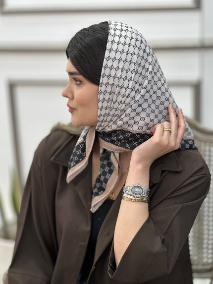 مینی اسکارف نخی کرم نسکافه رشت فرانلند