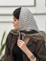 مینی اسکارف نخی کرم نسکافه رشت فرانلند
