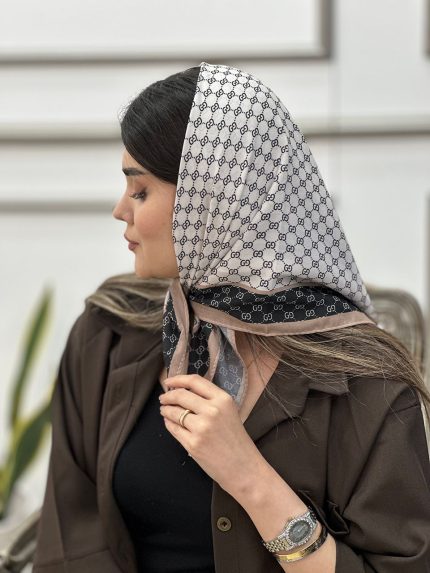 مینی اسکارف نخی کرم نسکافه رشت فرانلند