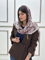 شال پلیسه لمه دار گل شال و روسری فرانلند رشت