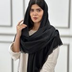 میکس روسری ژاکارد مشکی محرمی(2126)