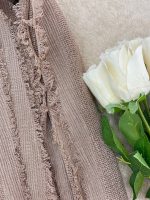 شال حصیری لمه دار دور ریش مافیای شال و روسری فرانلند رشت