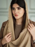 شال بافت حصیری تک رنگ مافیای شال و روسری فرانلند رشت