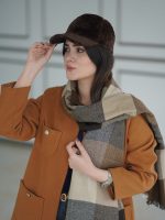 شال موهر چهارخونه کالکشن زمستونی فرانلند رشت