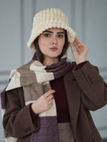 کلاه باکت زمستونی پله ای خز رشت فرانلند