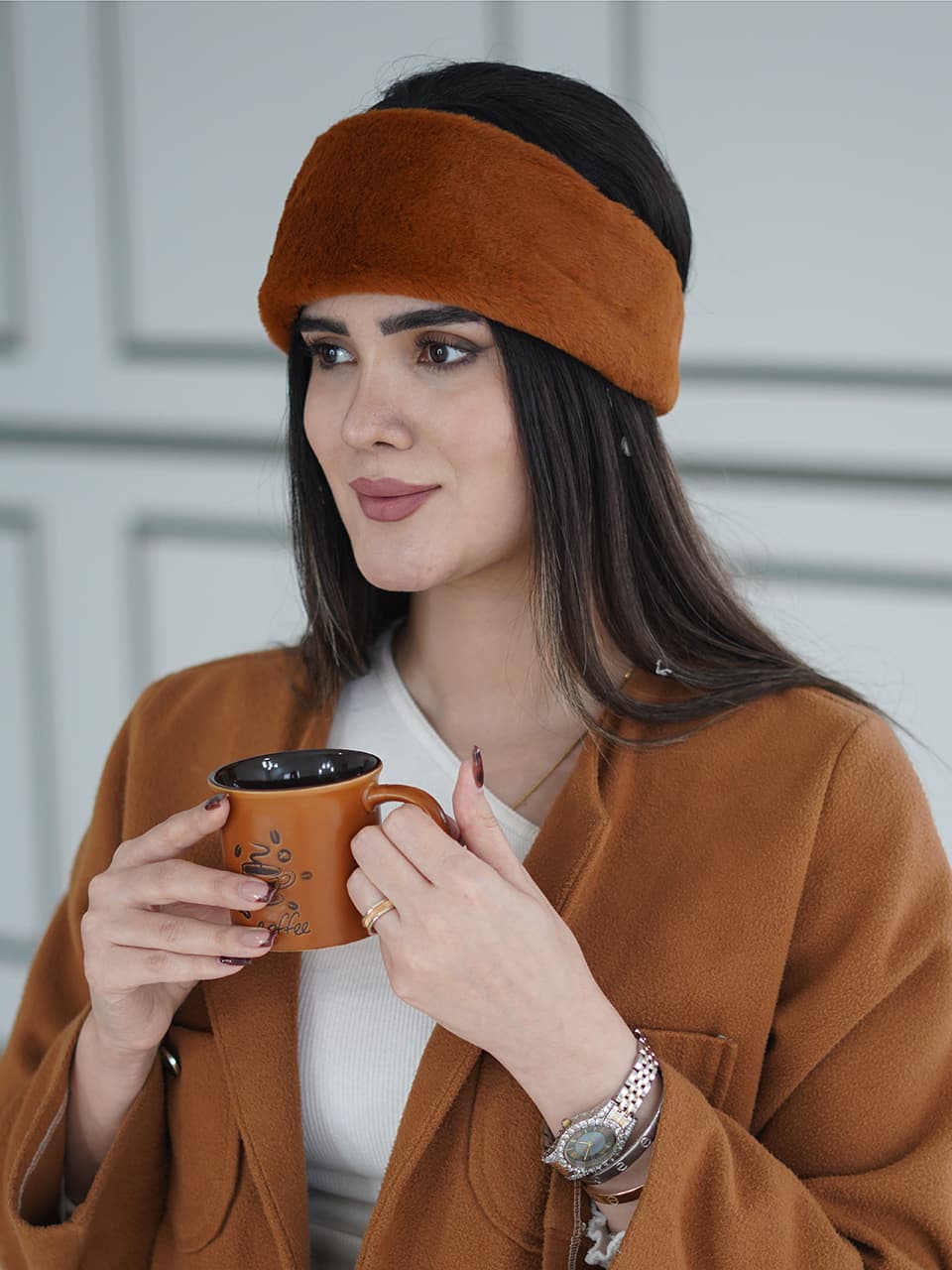 هدبند روسی خزدار وارداتی تدی رشت فرانلند